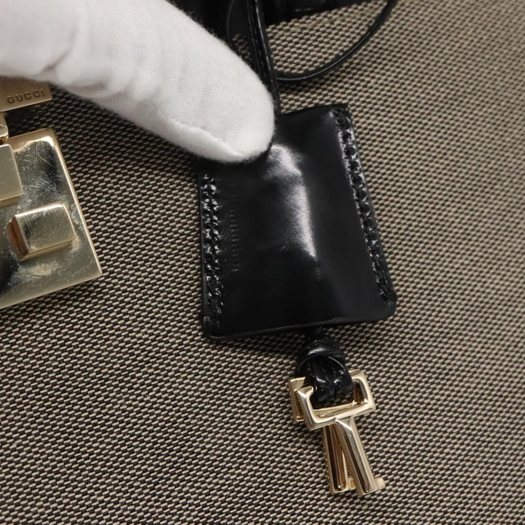 Gucci Lady Lock Handbag Canvas