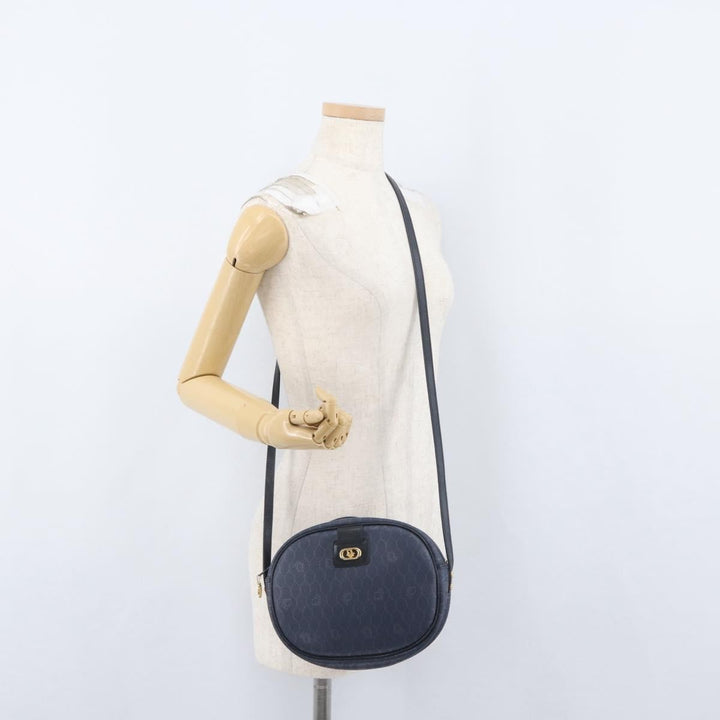 Christian Dior Vintage Honeycomb Shoulder Bag Canvas