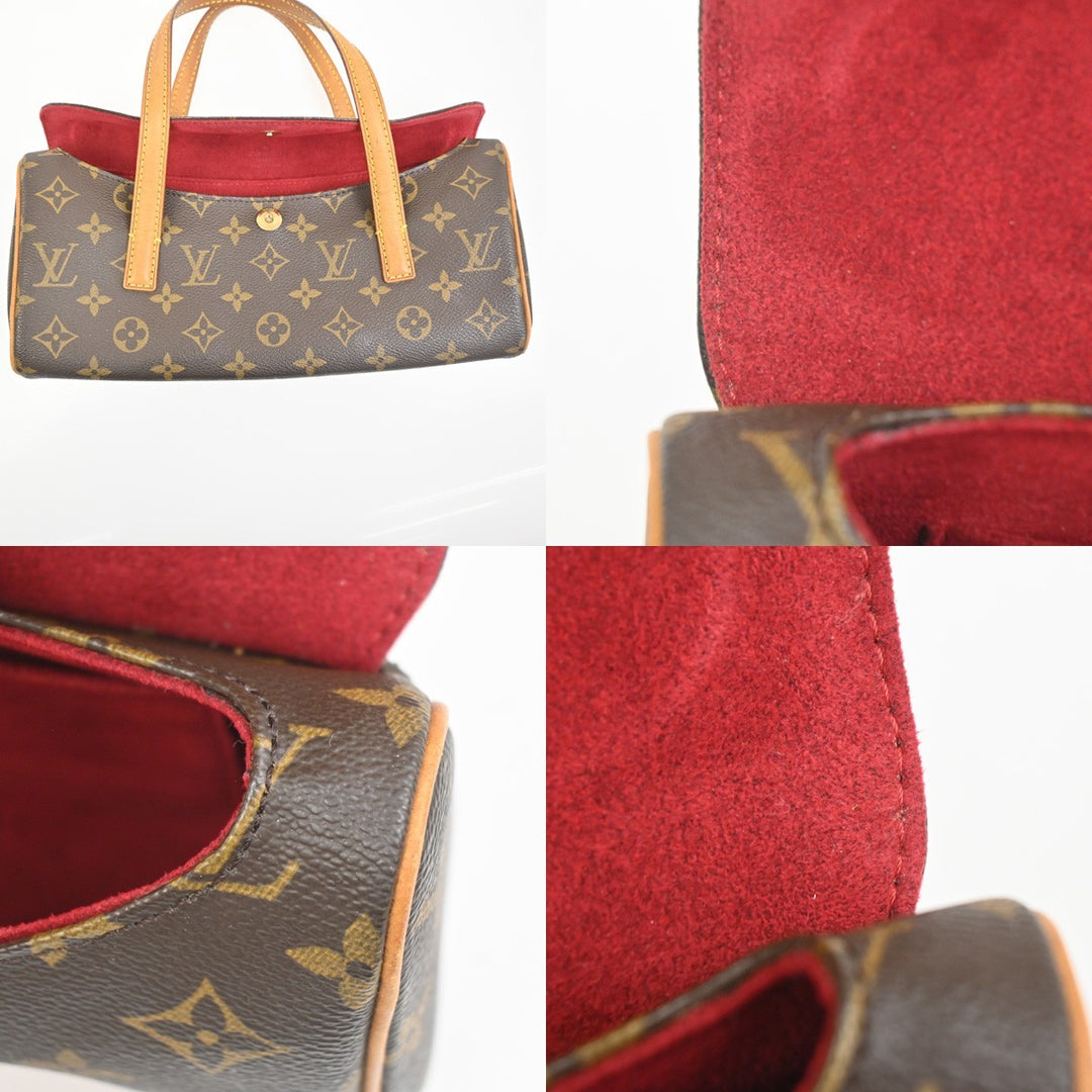 Louis Vuitton Sonatine Handbag Monogram Canvas