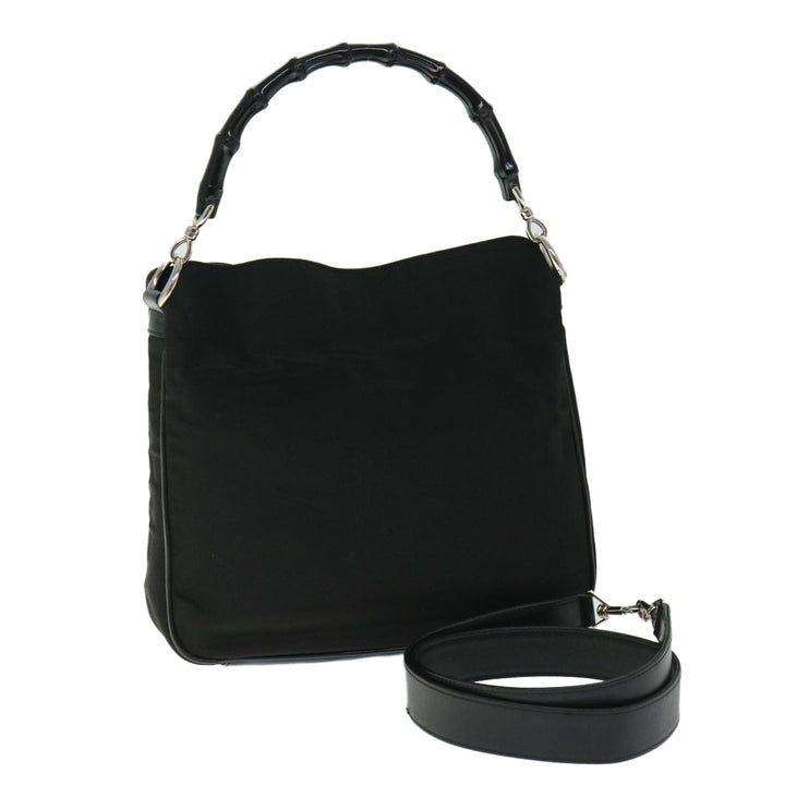Gucci Vintage Bamboo Handle Bag Nylon