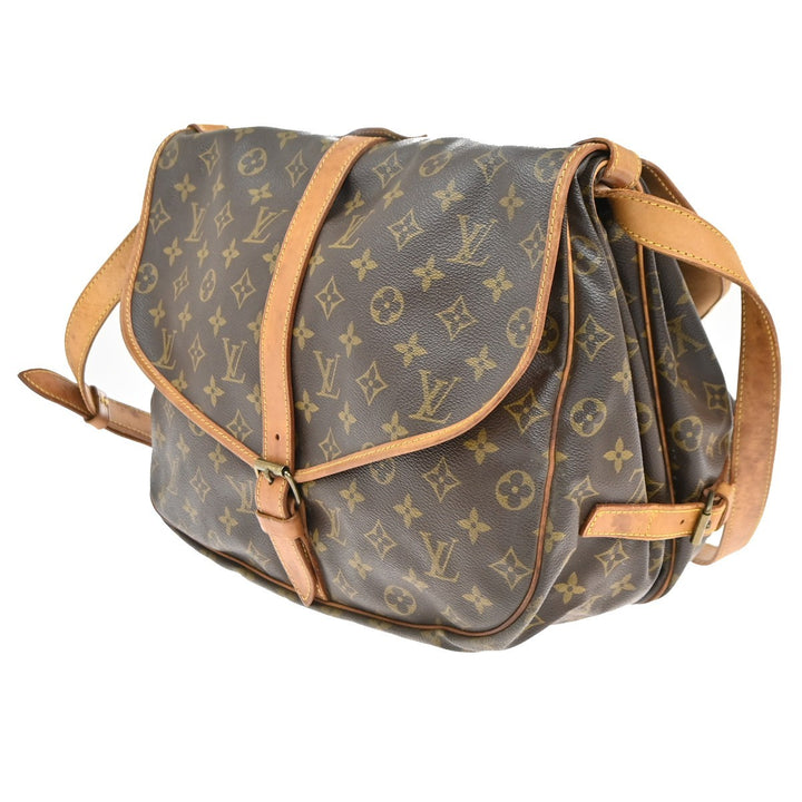Louis Vuitton Saumur Handbag Monogram Canvas