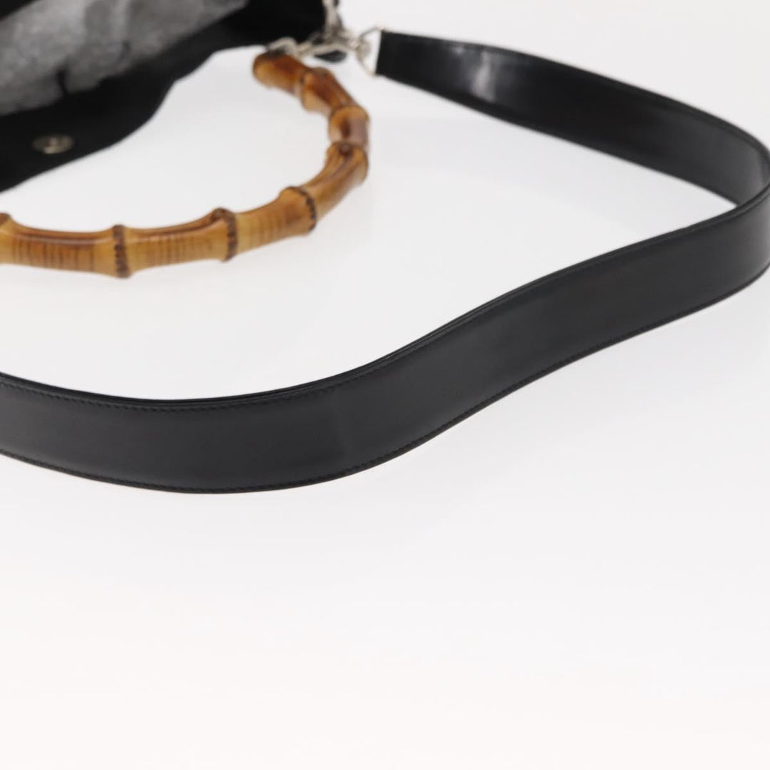 Gucci Vintage Bamboo Handle Bag Nylon