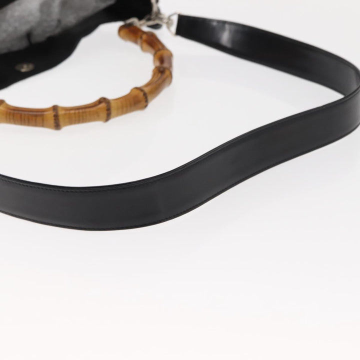 Gucci Vintage Bamboo Handle Bag Nylon