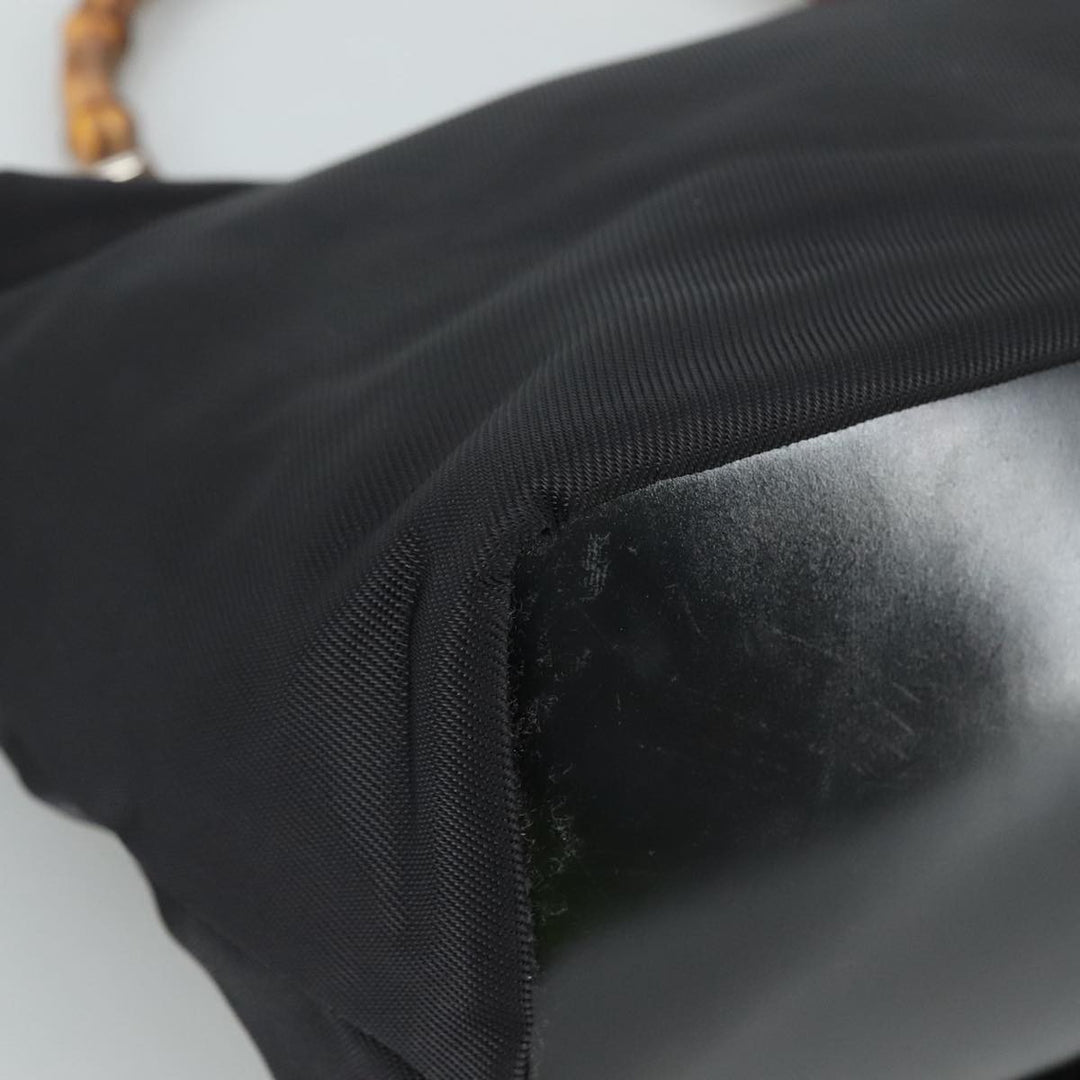Gucci Vintage Bamboo Handle Bag Nylon