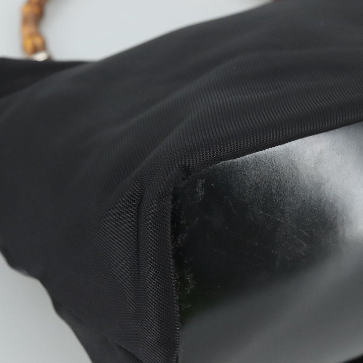 Gucci Vintage Bamboo Handle Bag Nylon