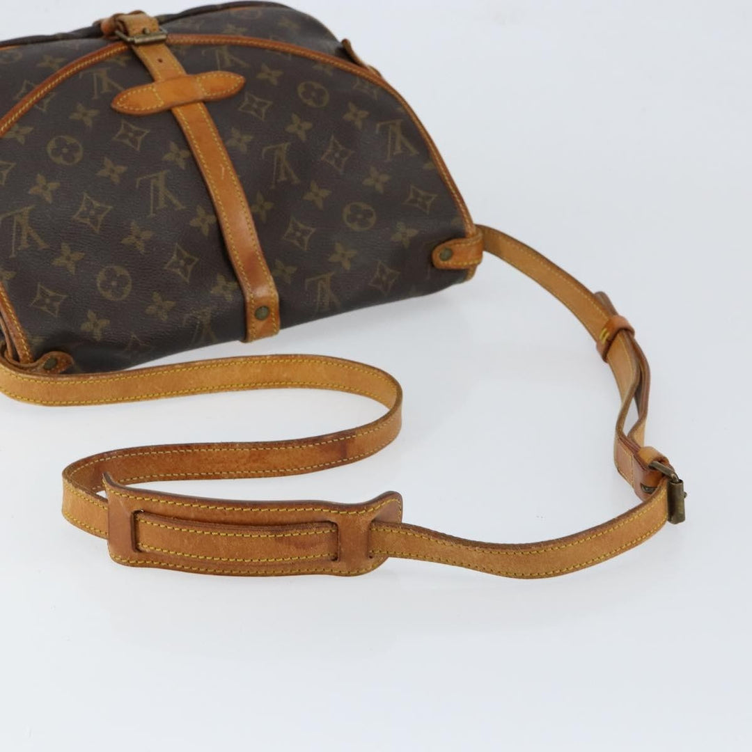Louis Vuitton Saumur Handbag Monogram Canvas