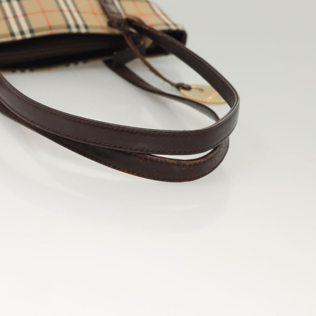 Burberry Nova check Shoulder bag Canvas and Leather