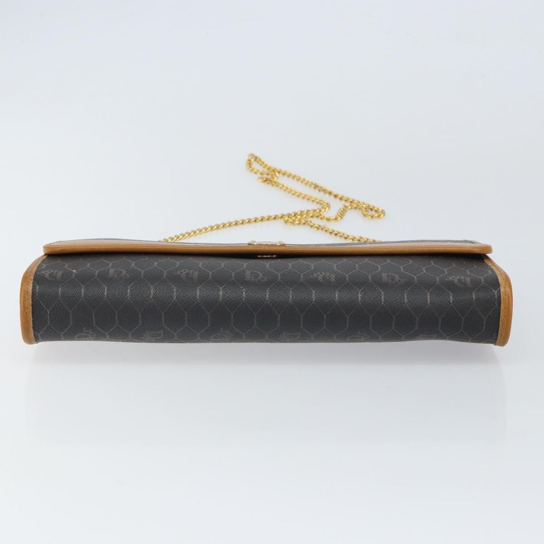 Christian Dior Vintage Honeycomb chain Canvas