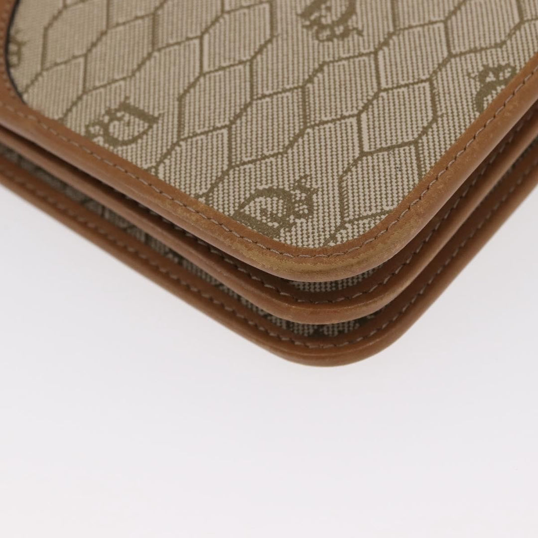 Christian Dior Vintage Honeycomb chain Canvas
