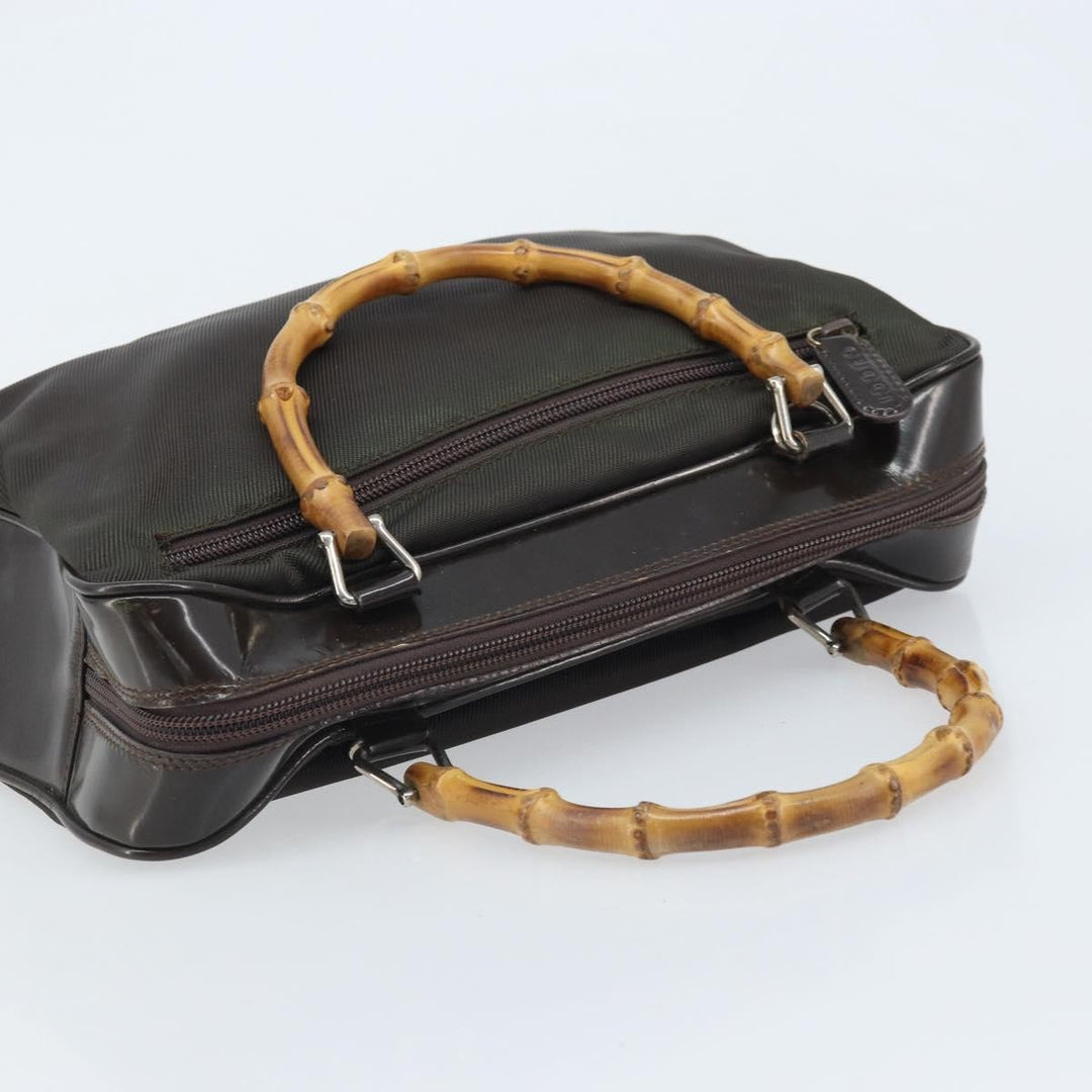 Gucci Vintage Bamboo Handle Bag Nylon