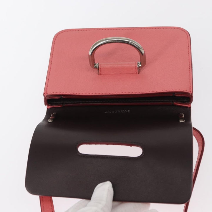 Burberry D-Ring Shoulder Bag Leather