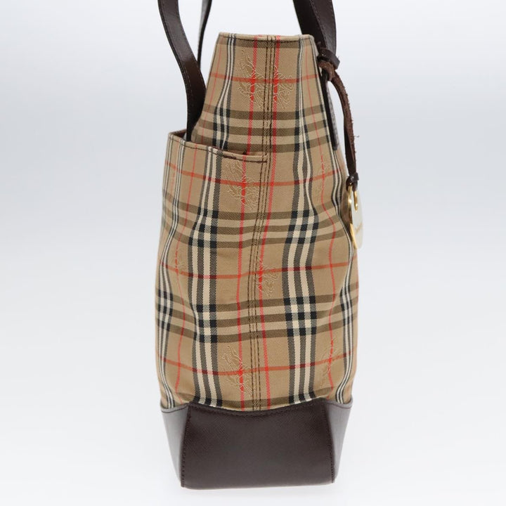 Burberry Nova Check Tote Canvas and Leather