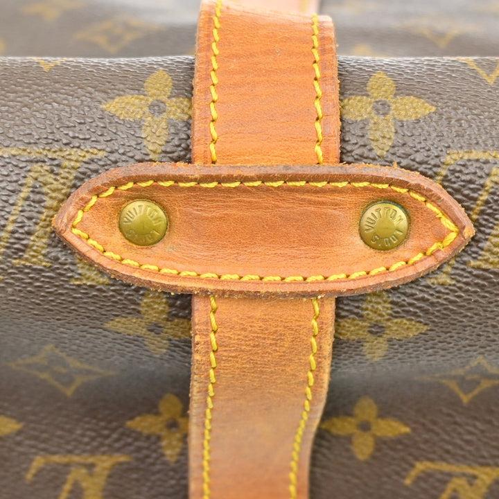 Louis Vuitton Saumur Handbag Monogram Canvas