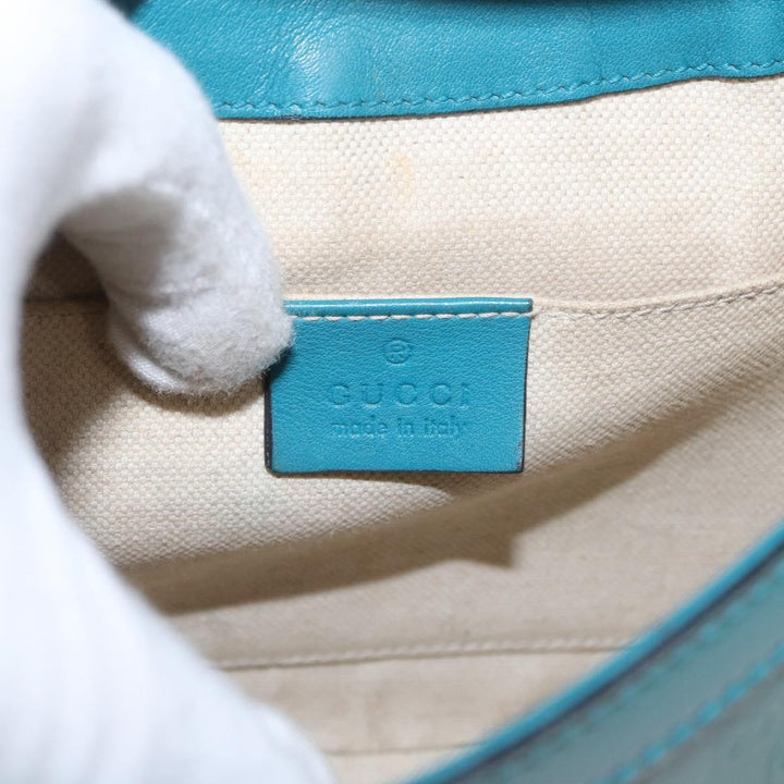 Gucci Vintage Flap Shoulder Bag Patent Leather