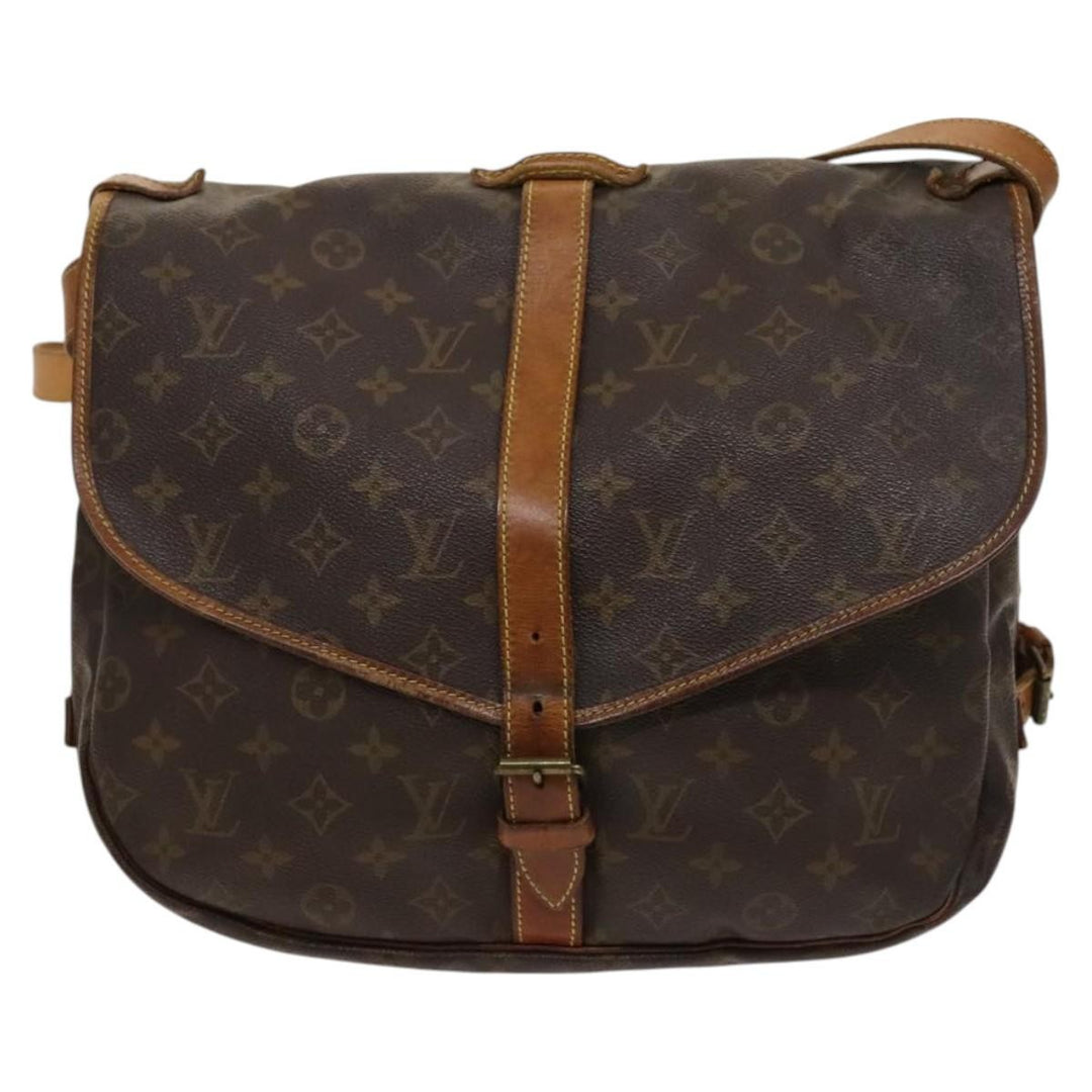 Louis Vuitton Saumur Handbag Monogram Canvas