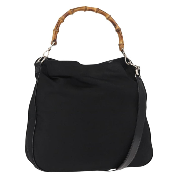 Gucci Vintage Bamboo Handle Bag Nylon