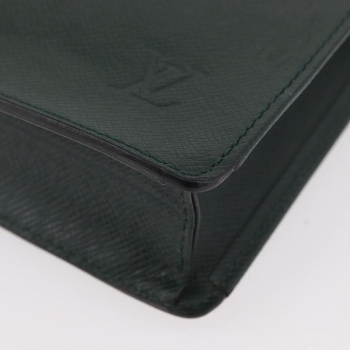 Louis Vuitton Serviette Kourad Briefcase Taiga Leather