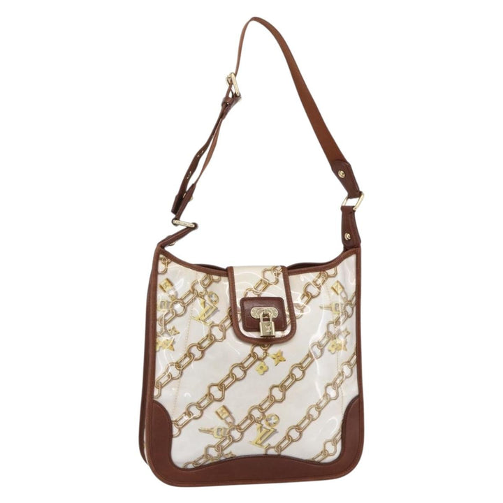 Louis Vuitton Charms Musette Handbag PVC Over Printed Silk