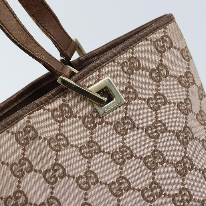 Gucci Vintage Bucket Shopping Tote GG Canvas