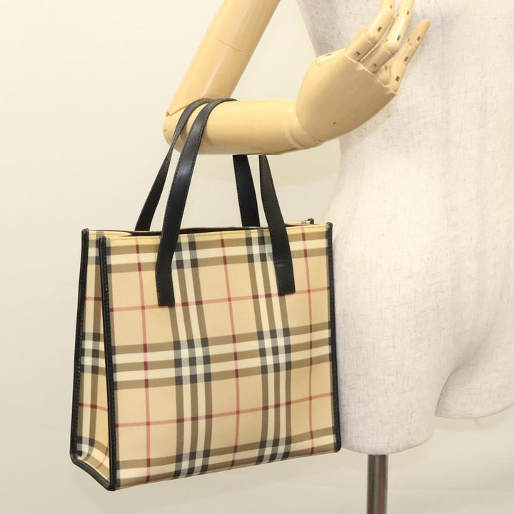 Burberry Nova Check Tote canvas check pattern