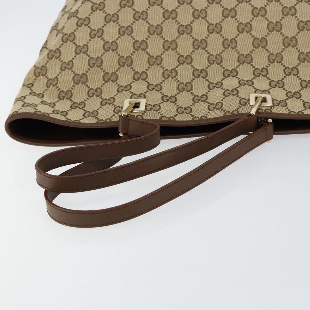 Gucci Vintage Bucket Shopping Tote GG Canvas