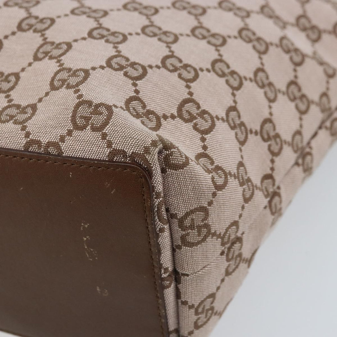 Gucci Vintage Bucket Shopping Tote GG Canvas