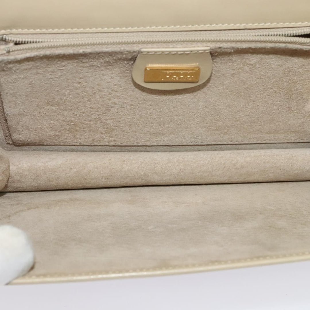 Gucci Vintage Interlocking G Flap Shoulder Bag Leather