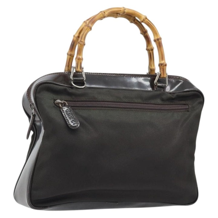 Gucci Vintage Bamboo Handle Bag Nylon
