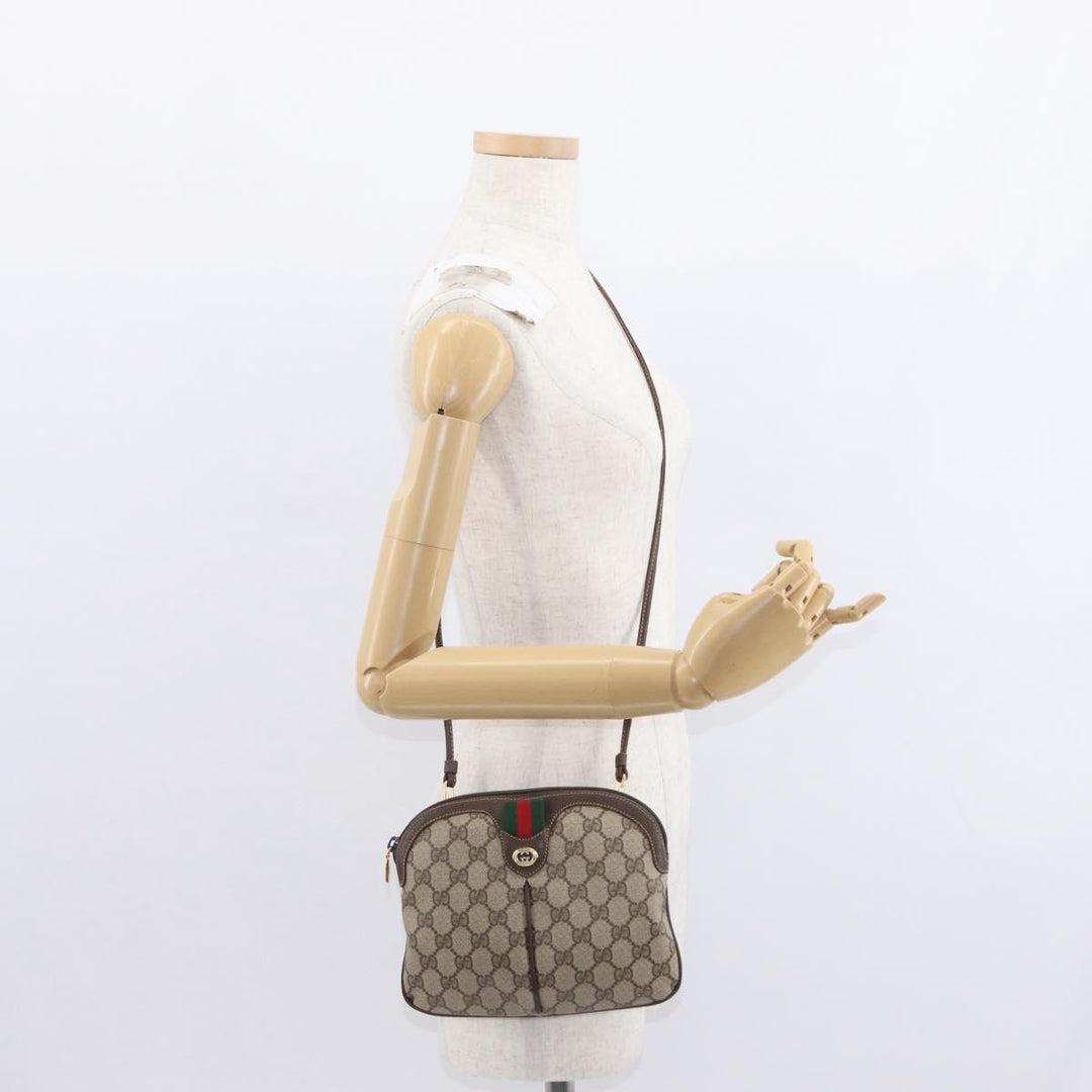 Gucci Vintage Web Crossbody Bag GG Coated Canvas