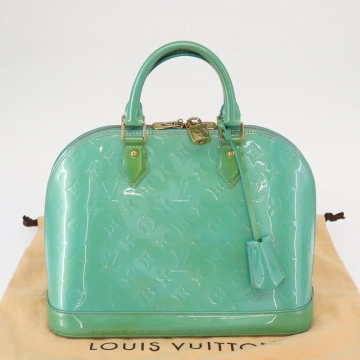 Louis Vuitton Alma Handbag Patent Leather