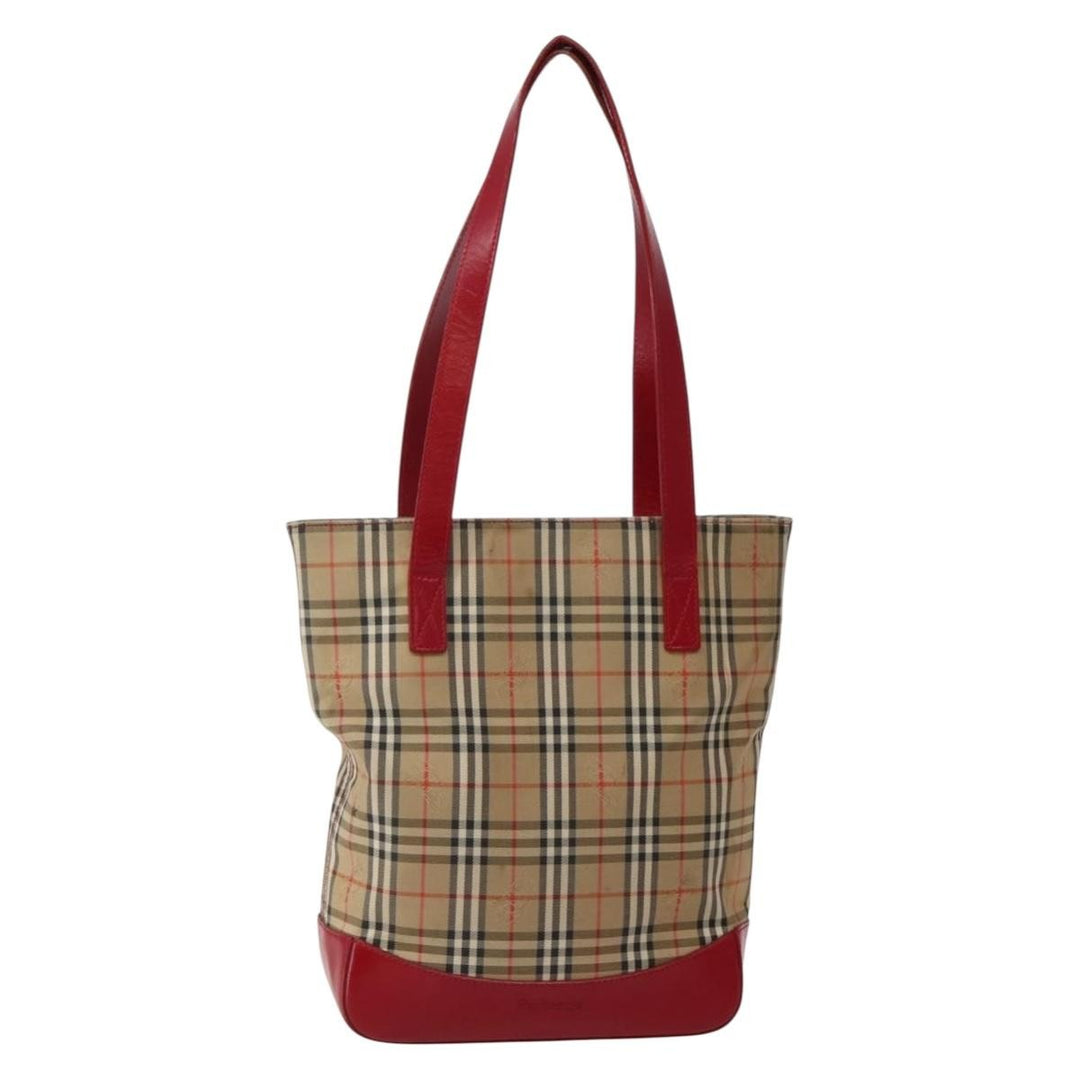 Burberry Nova Check Tote canvas check pattern