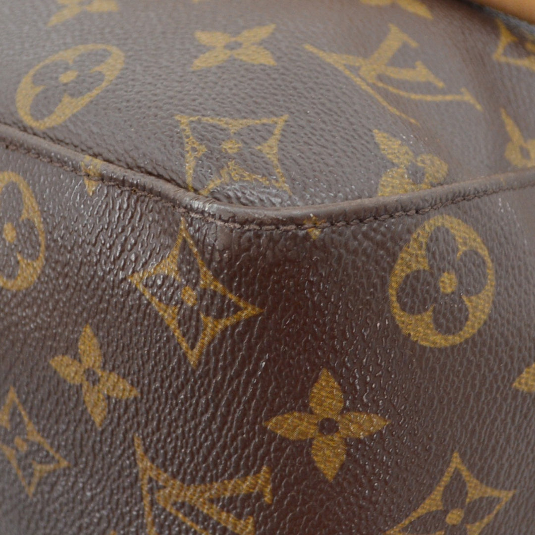Louis Vuitton Monogram Looping Handbag Monogram Canvas