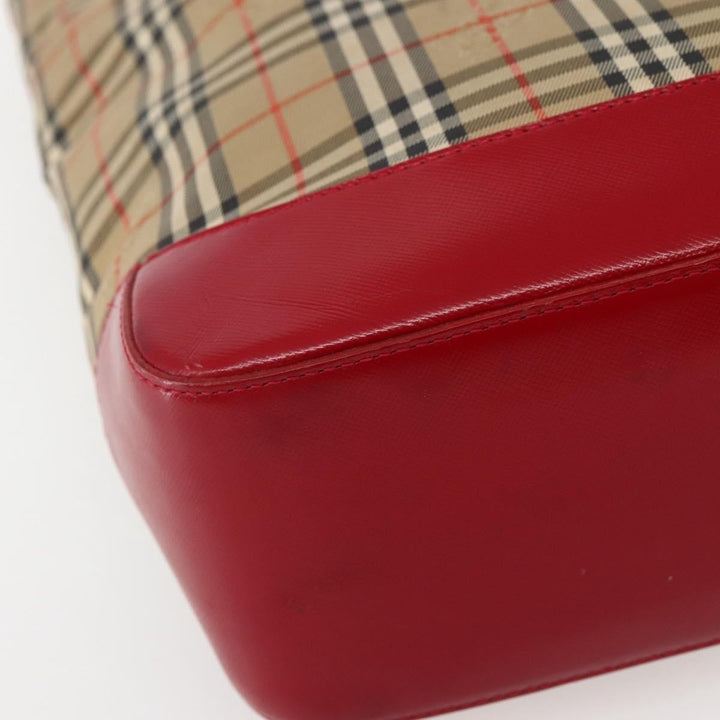 Burberry Nova Check Tote canvas check pattern