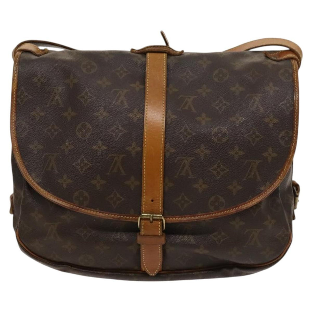 Louis Vuitton Saumur Handbag Monogram Canvas