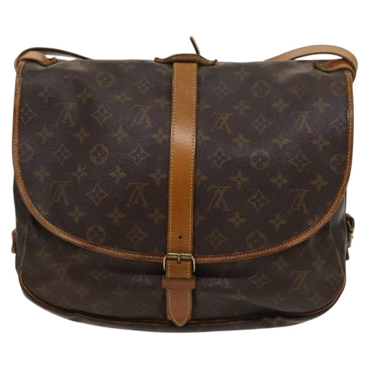 Louis Vuitton Saumur Handbag Monogram Canvas