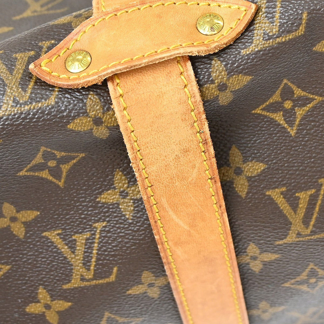 Louis Vuitton Saumur Handbag Monogram Canvas