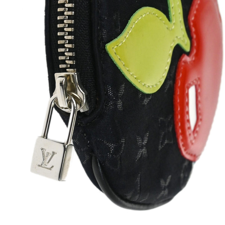 Louis Vuitton Round Coin Purse Limited Edition Monogram Silk