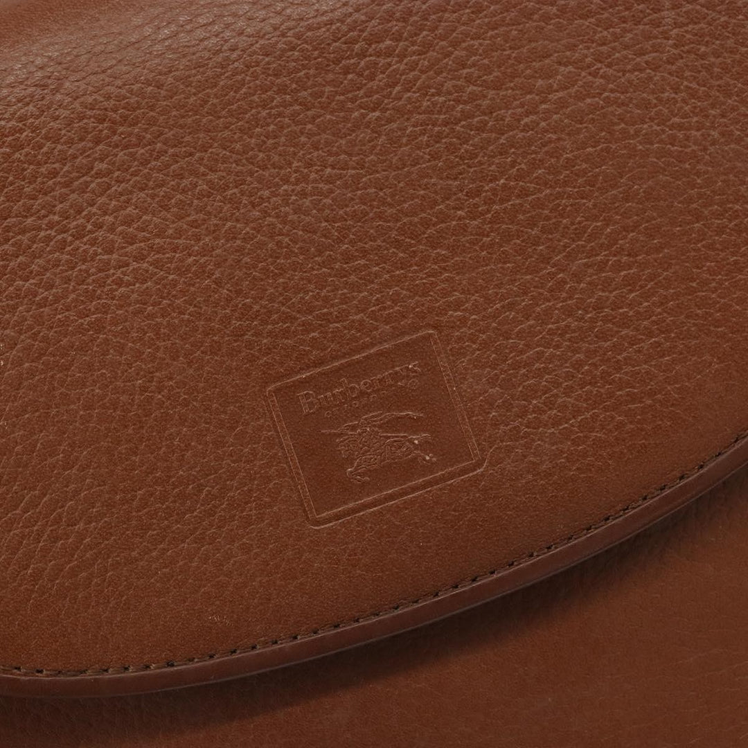 Burberry Vintage Flap Crossbody Bag Leather