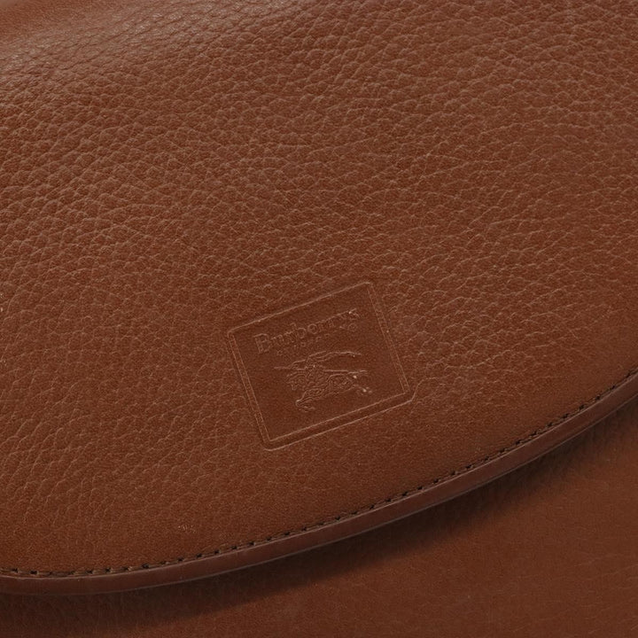 Burberry Vintage Flap Crossbody Bag Leather
