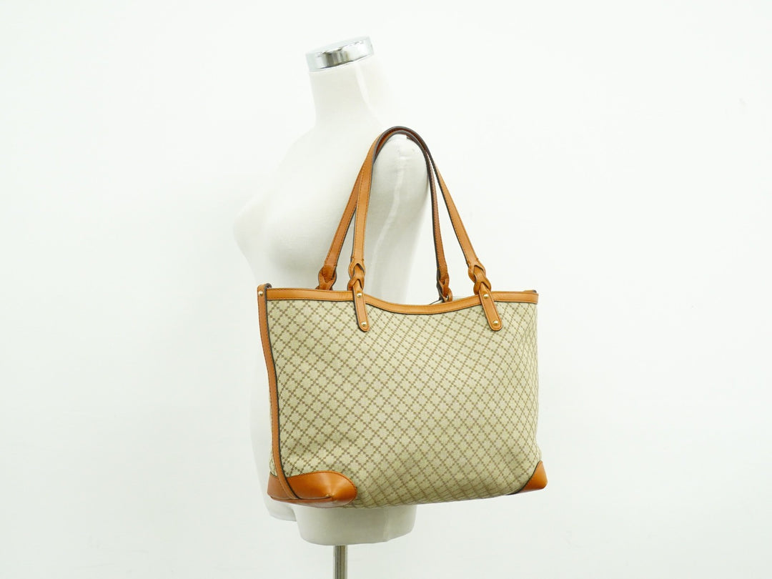 Gucci Craft Tote Diamante Canvas with Leather