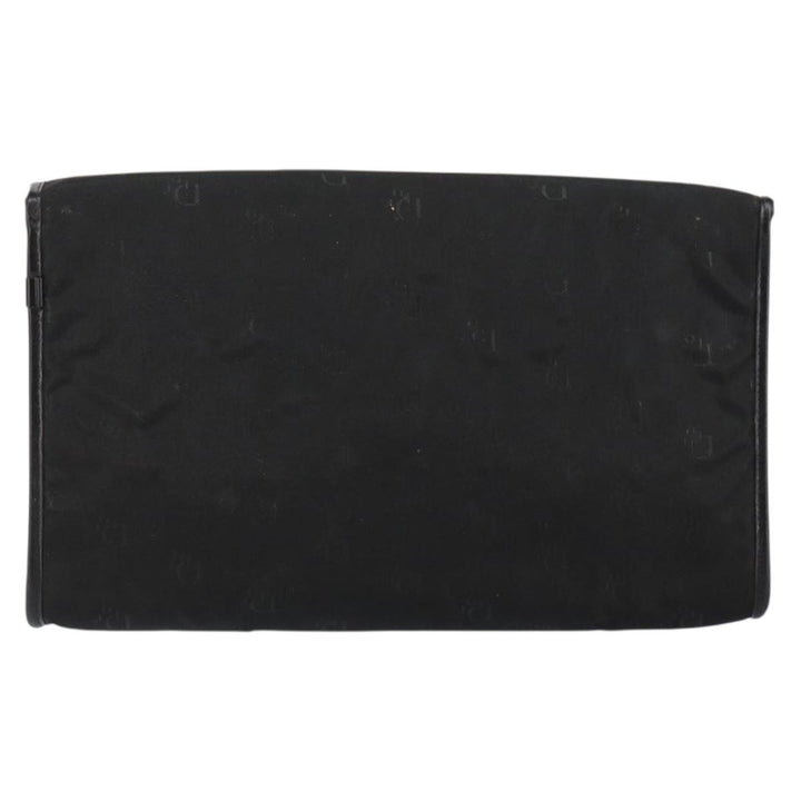 Christian Dior Vintage CD Chain Flap Shoulder Bag Diorissimo Canvas