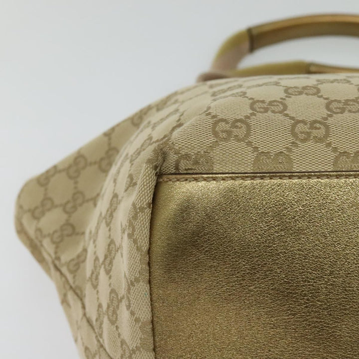 Gucci Web Zip Tote GG Canvas