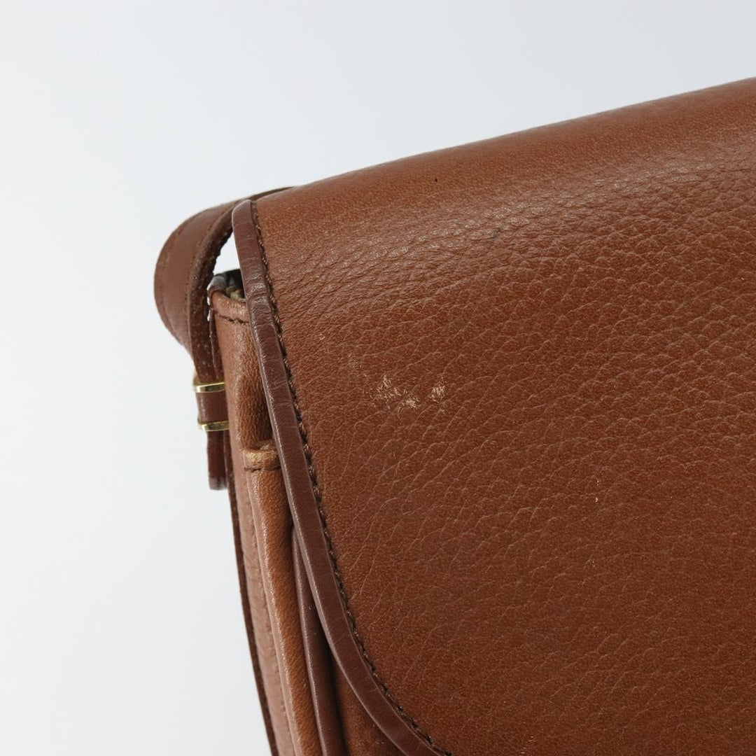 Burberry Vintage Flap Crossbody Bag Leather