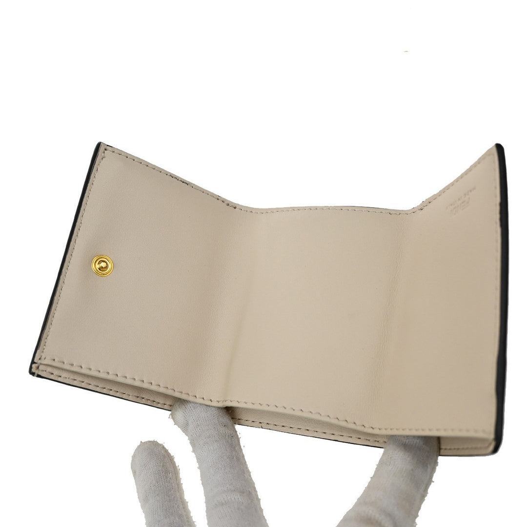 Fendi Peekaboo Wallet Leather