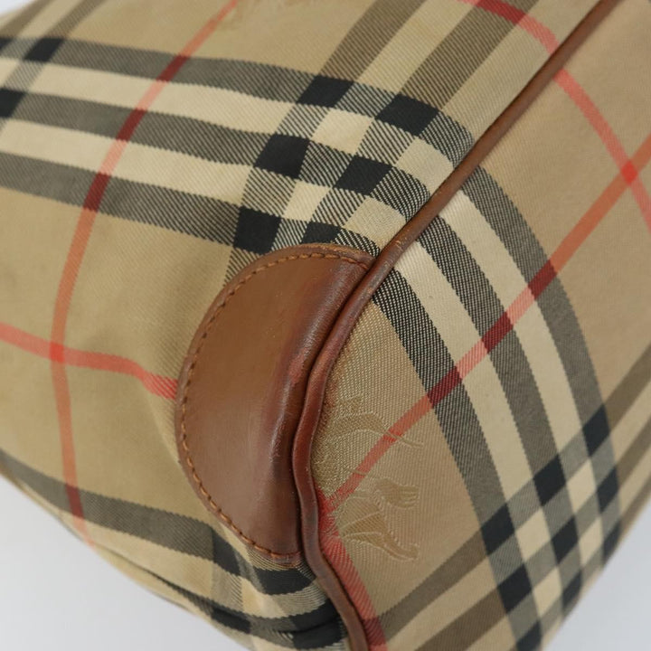 Burberry Nova check Shoulder bag Canvas and Leather