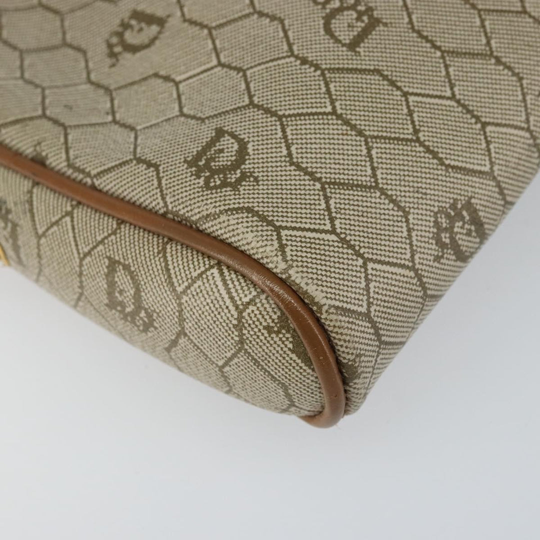 Christian Dior Vintage Honeycomb Shoulder Bag Canvas