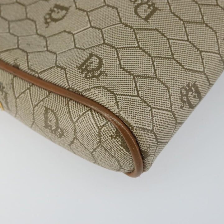 Christian Dior Vintage Honeycomb Shoulder Bag Canvas