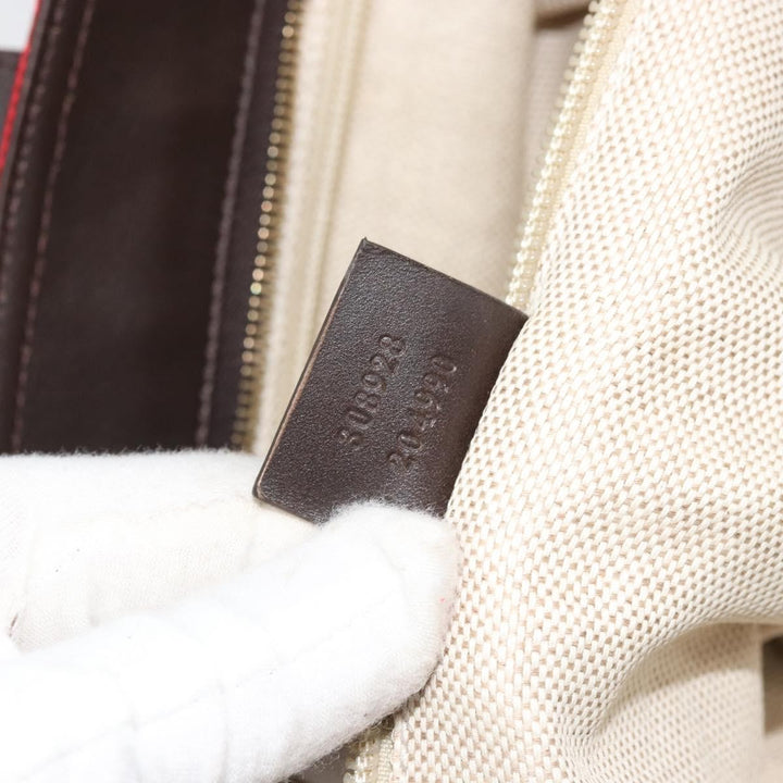 Gucci Original Zip Tote GG Canvas with Leather