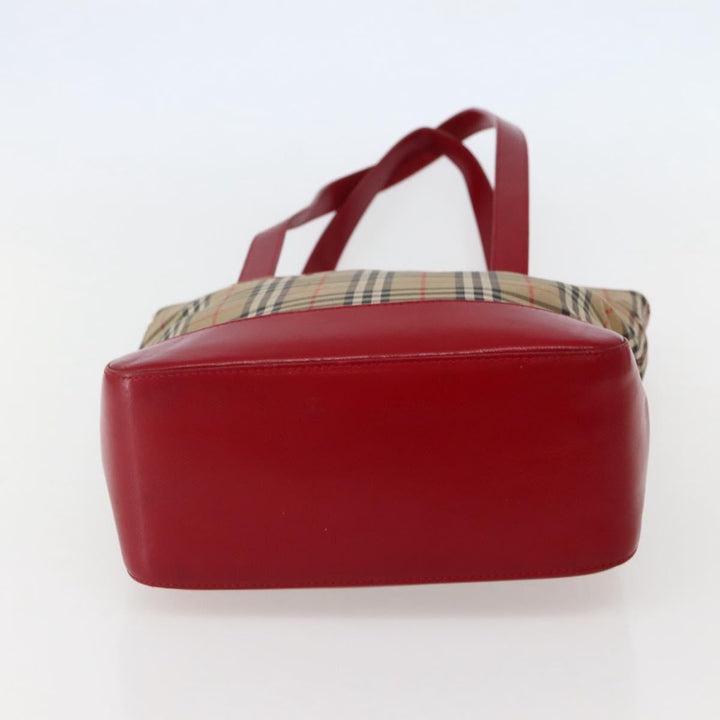 Burberry Nova Check Tote canvas check pattern