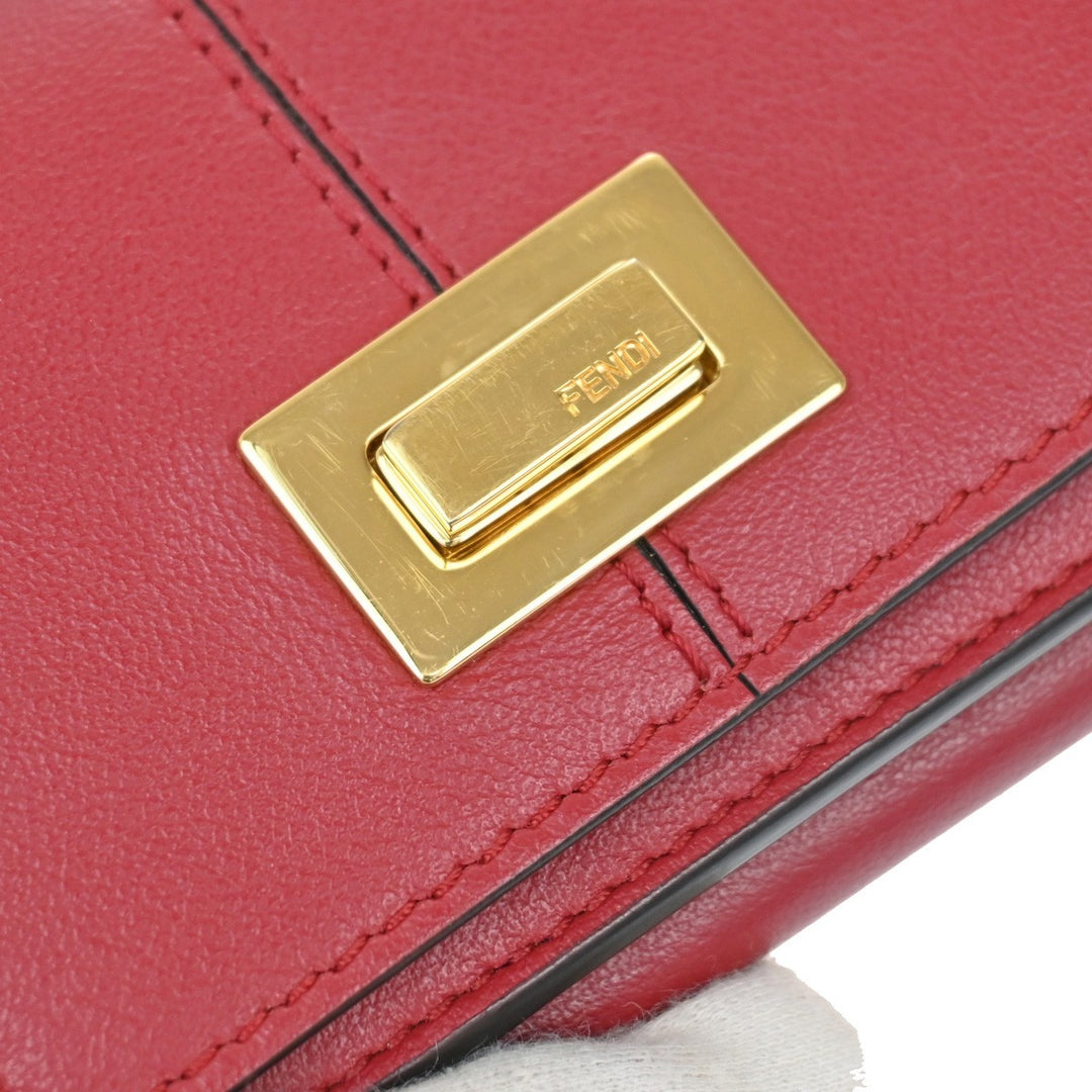 Fendi Peekaboo Wallet Leather